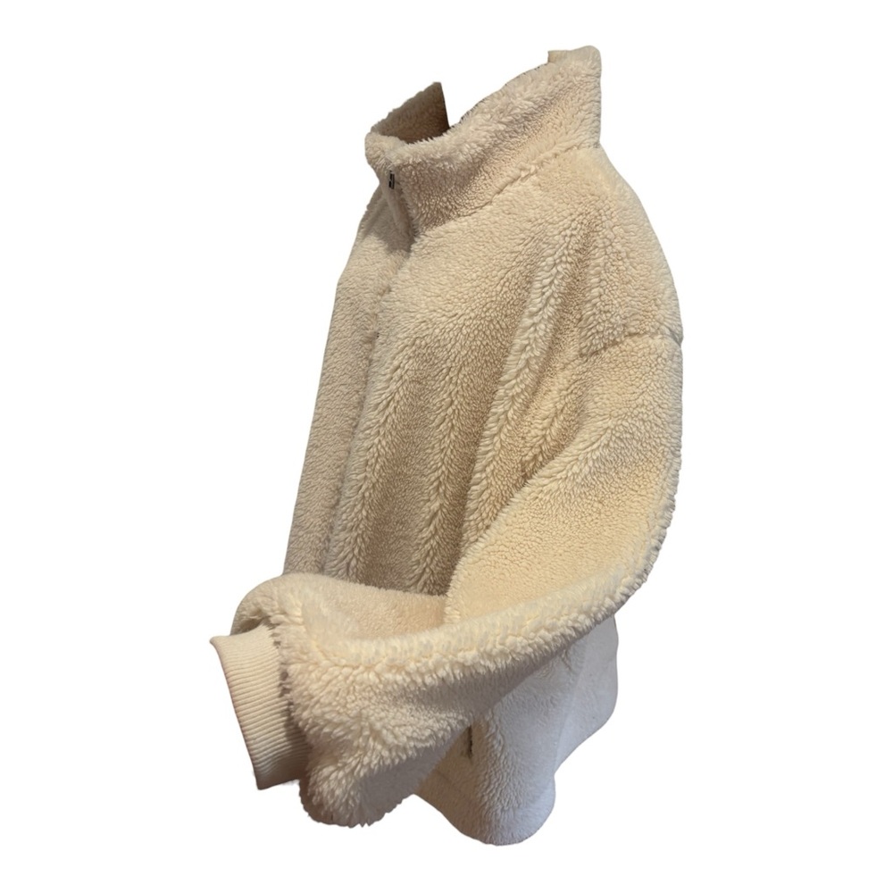 VTG AVA & VIV CREAM SHEARLING TEDDY JACKET ZIP FRONT COTTAGECORE WHIMSICAL SZ 3X - Picture 4 of 6